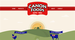 Desktop Screenshot of canonfoods.com.au